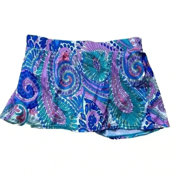 Talbots MIRACLESUIT Sz 6 Swim Skirt Light Control ~ Coastal Pastel EUC - Picture 1 of 6